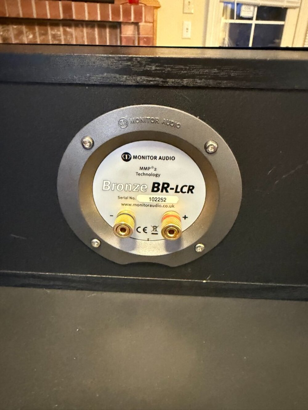Monitor Audio Bronze BR-LCR Center Channel Speaker Black 5.5" MMP II